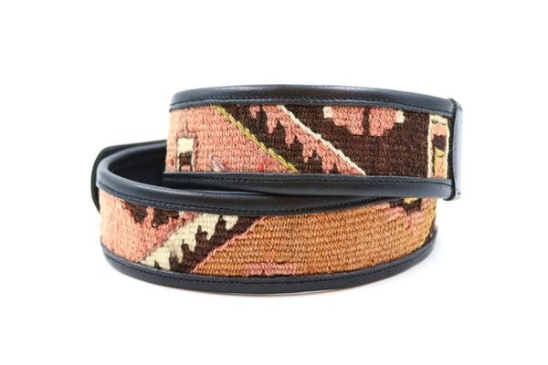 Kilim Gürtel - XXS - No. 8027 Black