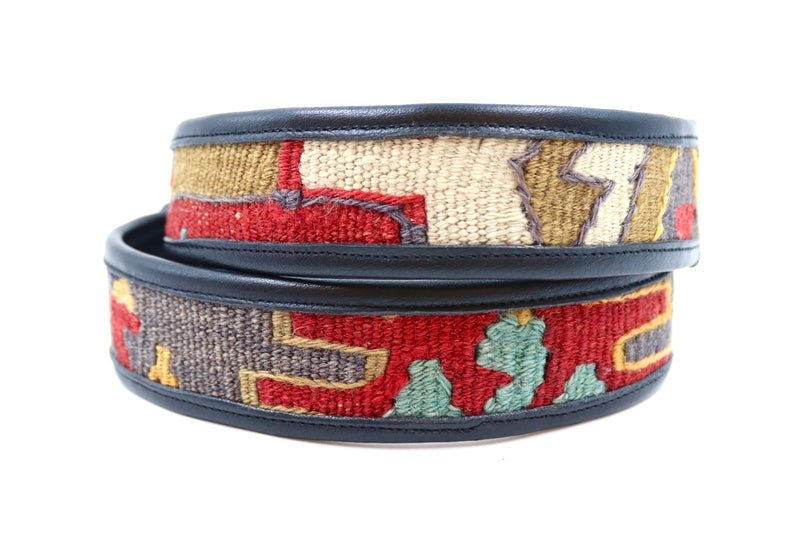 Kilim Gürtel - M - No. 95133 Black