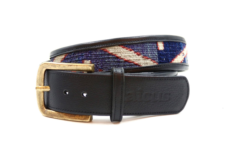 Kilim Gürtel - XL - No. 10576 Black