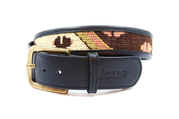 Kilim Gürtel - XXL - No. 11051 Black