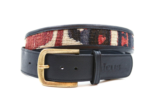 Kilim Gürtel - XXXL - No. 11520 Black