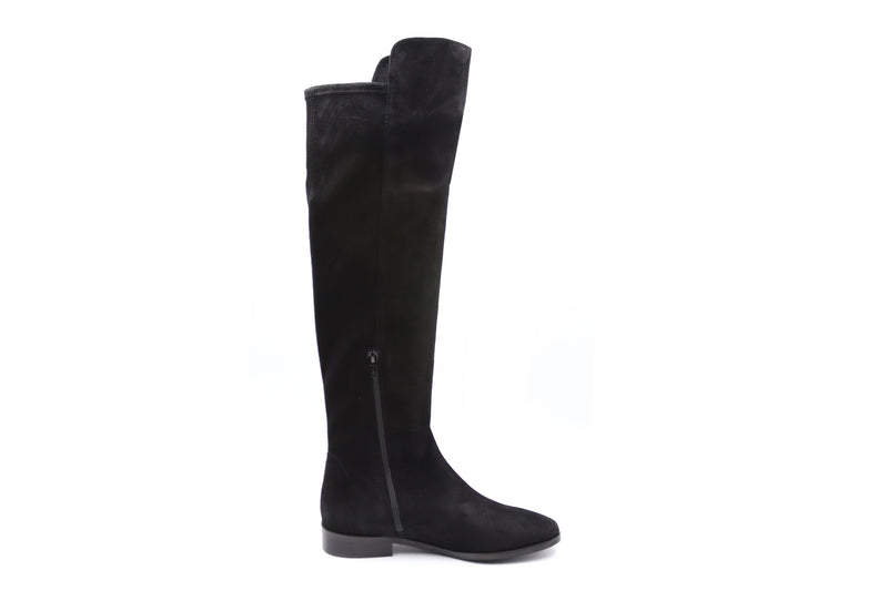 Wildlederstiefel Nero