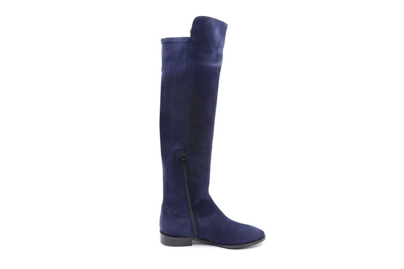 Wildlederstiefel Blu