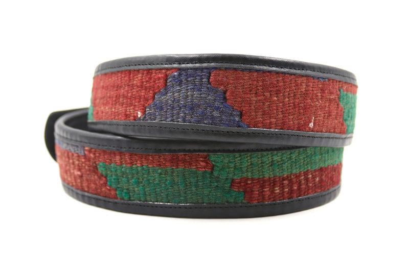 Kilim Gürtel - L - No. 100110 Black