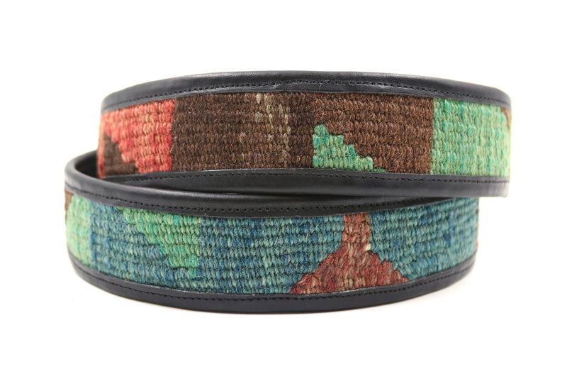 Kilim Gürtel - L - No. 100112 Black