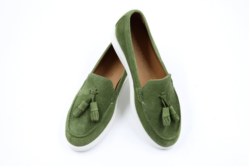 Yacht Loafers Ladies - Olive