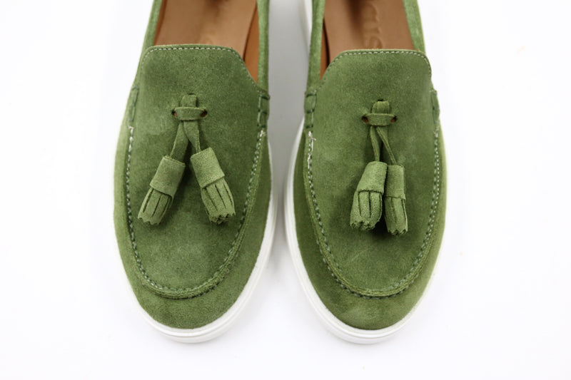Yacht Loafers Ladies - Olive