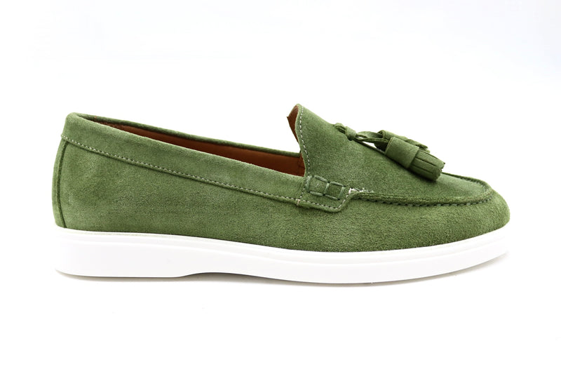 Yacht Loafers Ladies - Olive
