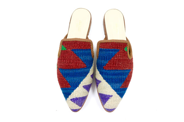 Flores Größe 39 - Kilim Mules