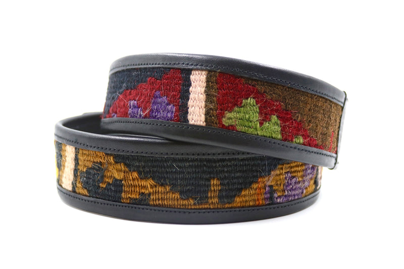 XS - No. 8548 Black - Kilim Gürtel