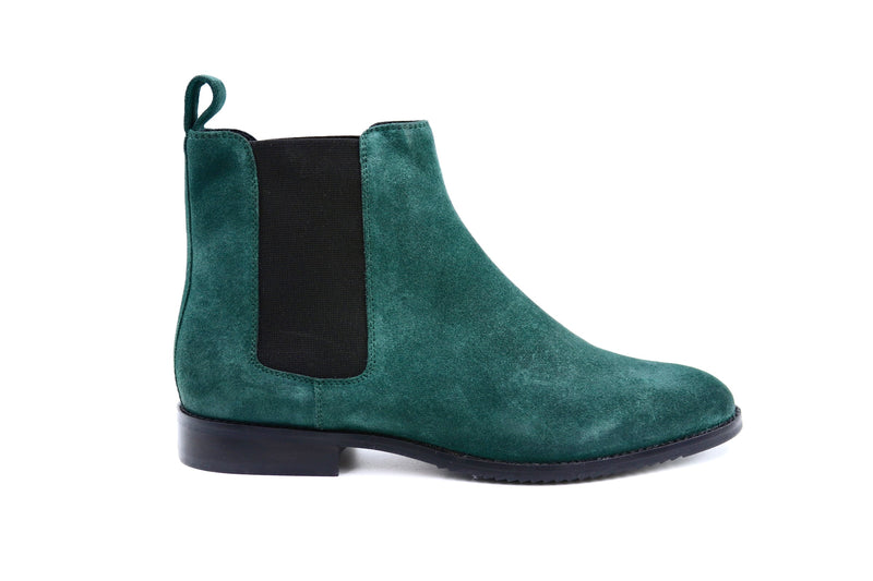 Bottle Green - Chelsea Boots Damen